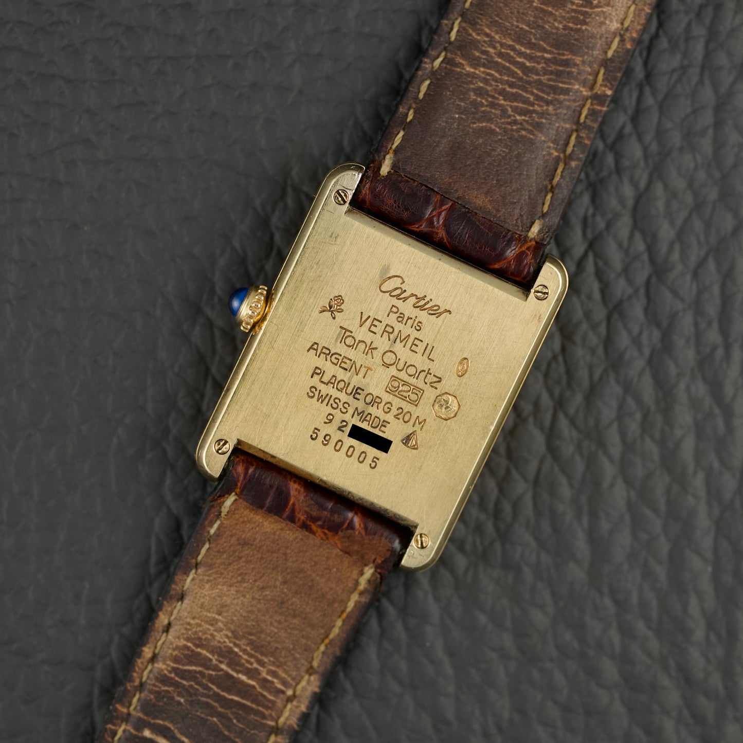 Cartier Must de Tank Vermeil 590005 – 1992