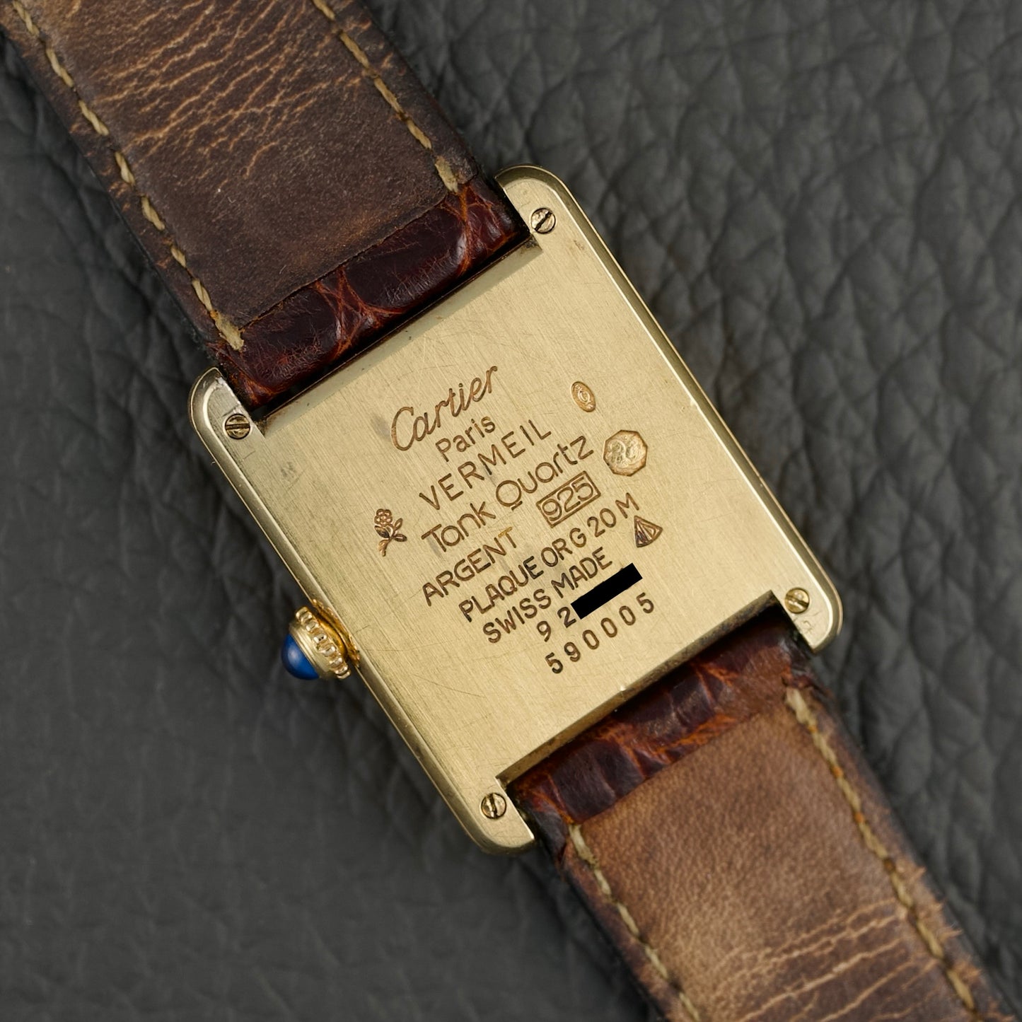Cartier Must de Tank Vermeil 590005 – 1992