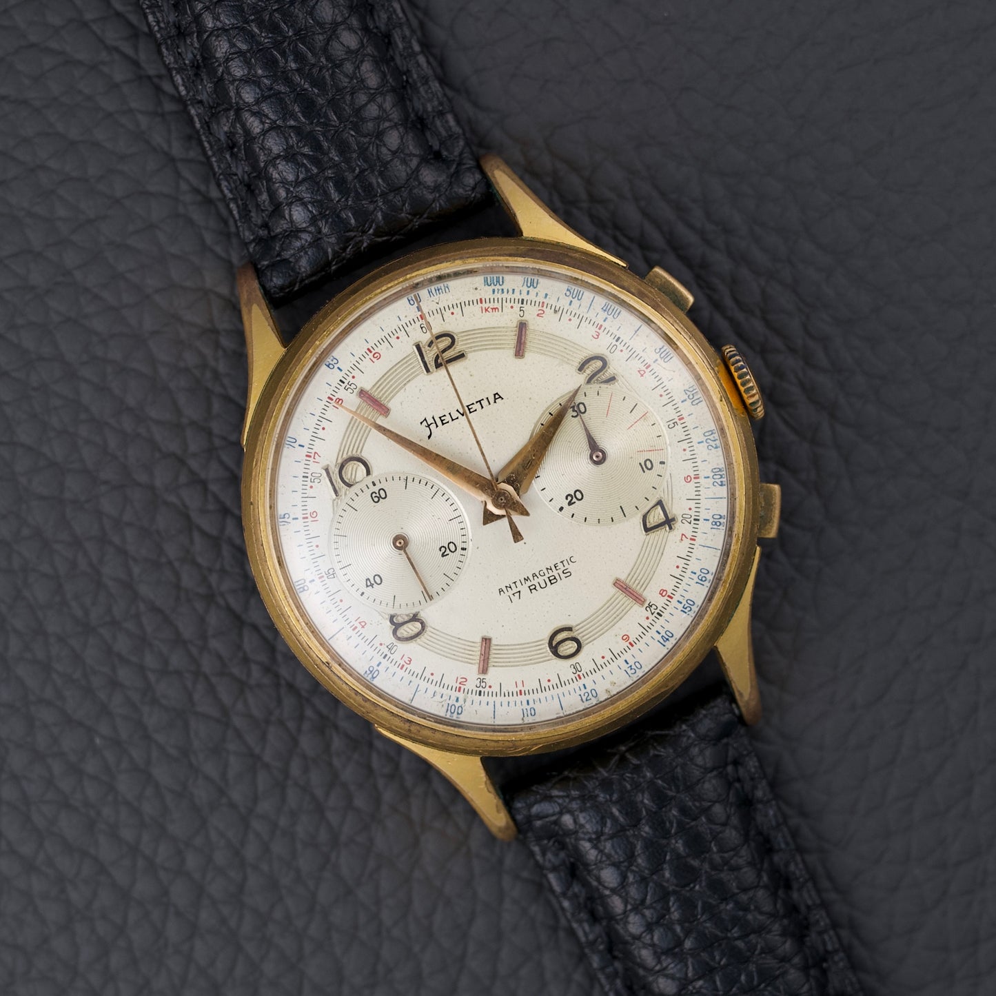 Helvetia Big Eye Landeron 51 - 1960s