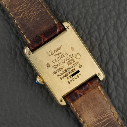 Cartier Must de Tank Vermeil 590005 – 1992