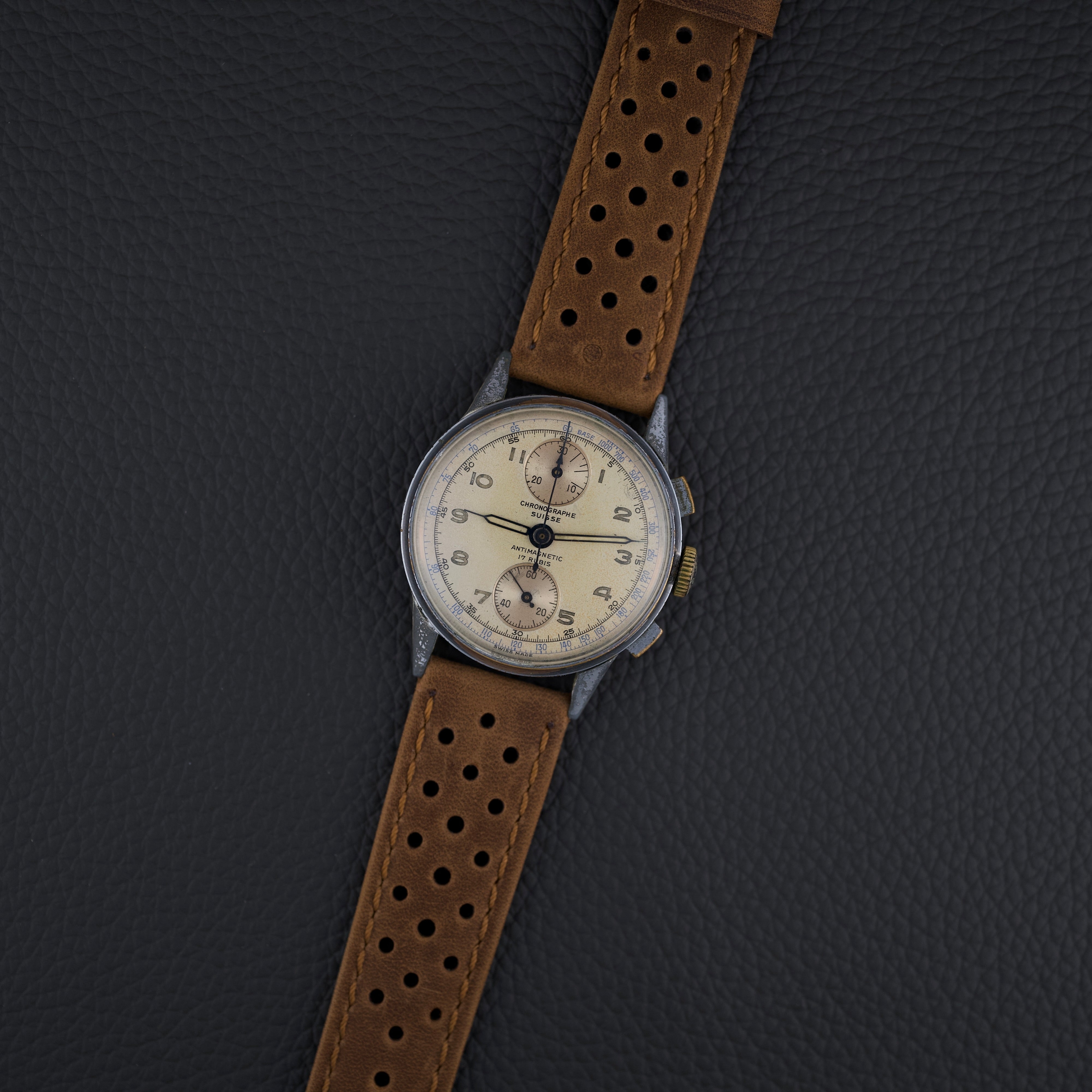Chronographe Suisse Venus 170 - 1950s