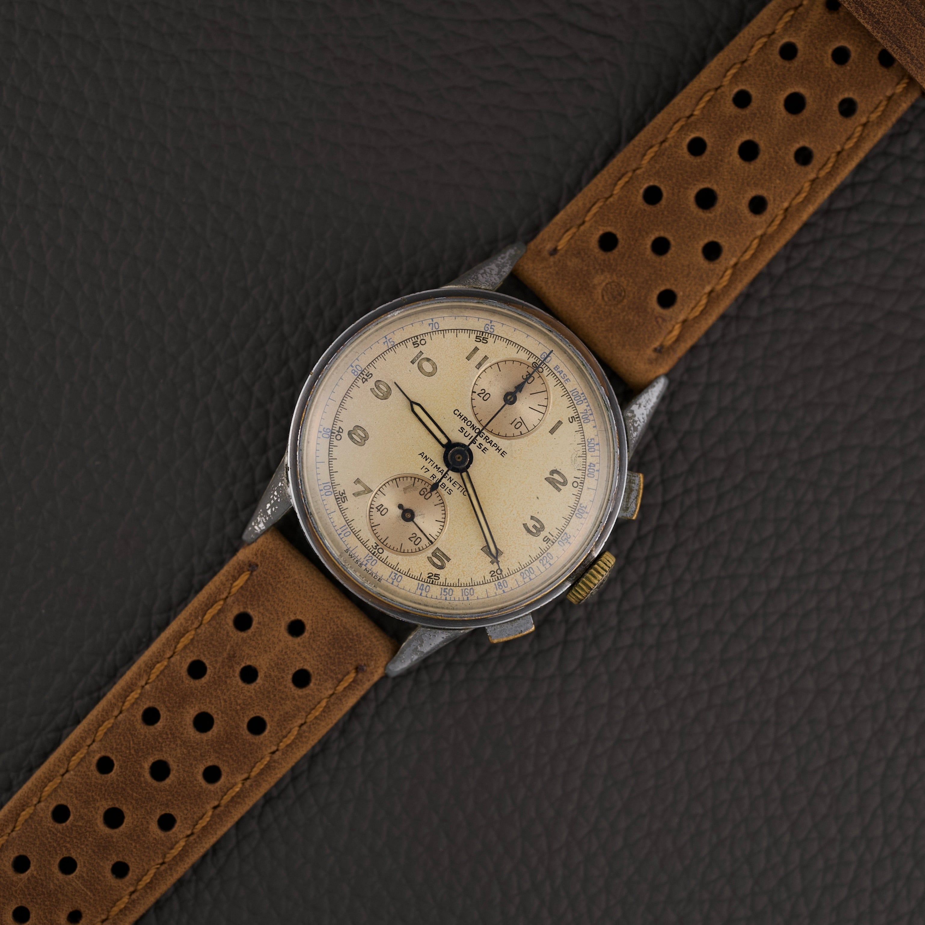 Chronographe Suisse Venus 170 - 1950s