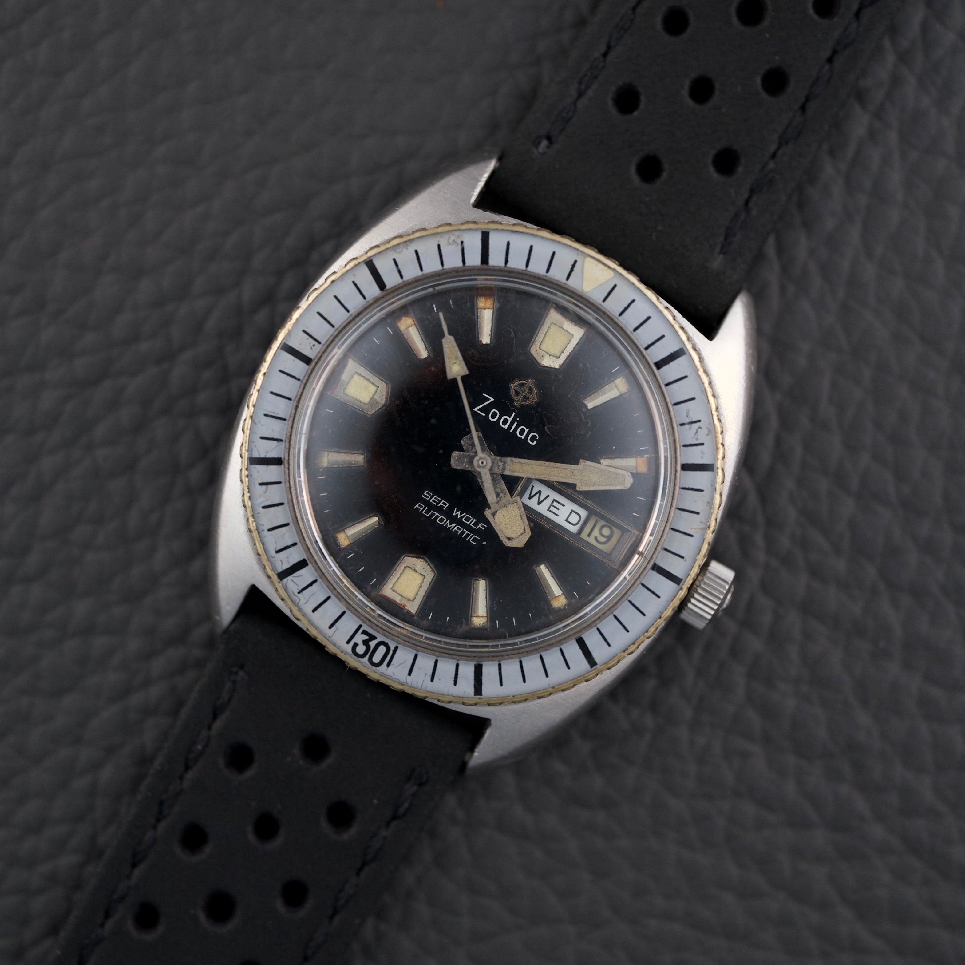 Zodiac Sea Wolf Day-Date 762-966 - 1970s