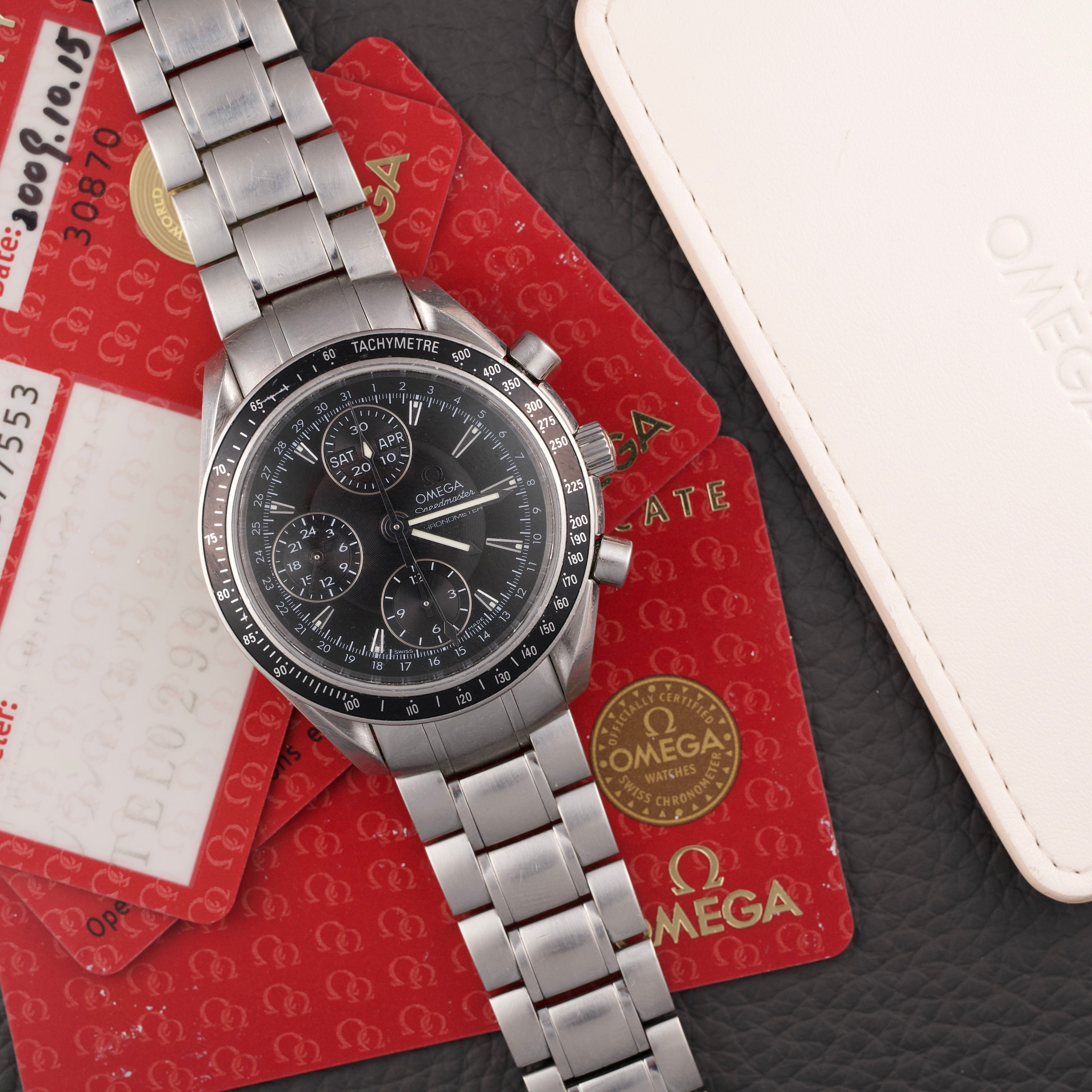 Omega Speedmaster Calendar 3220.50.00 Full Set - 2009