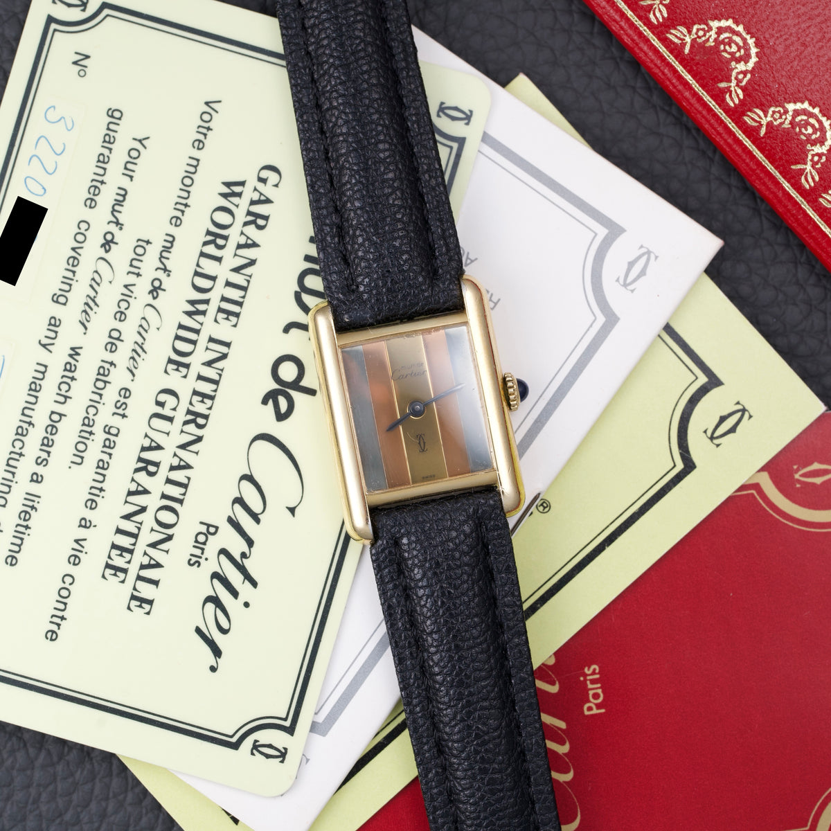 Cartier Tank Must Trinity Dial Full Set - 1990s