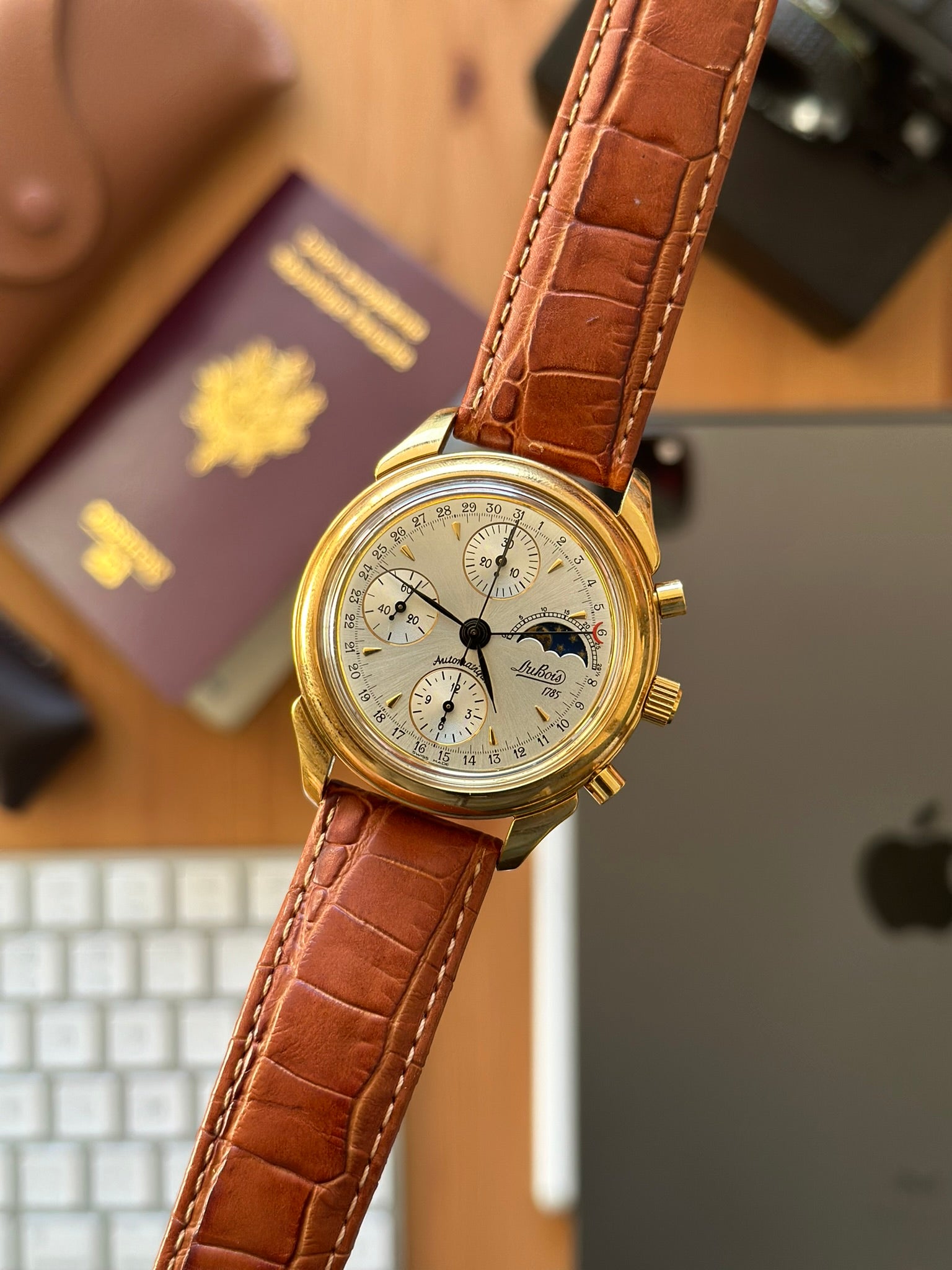 DuBois &amp; Fils 1785 Triple Chronograph Moonphase – Komplettset