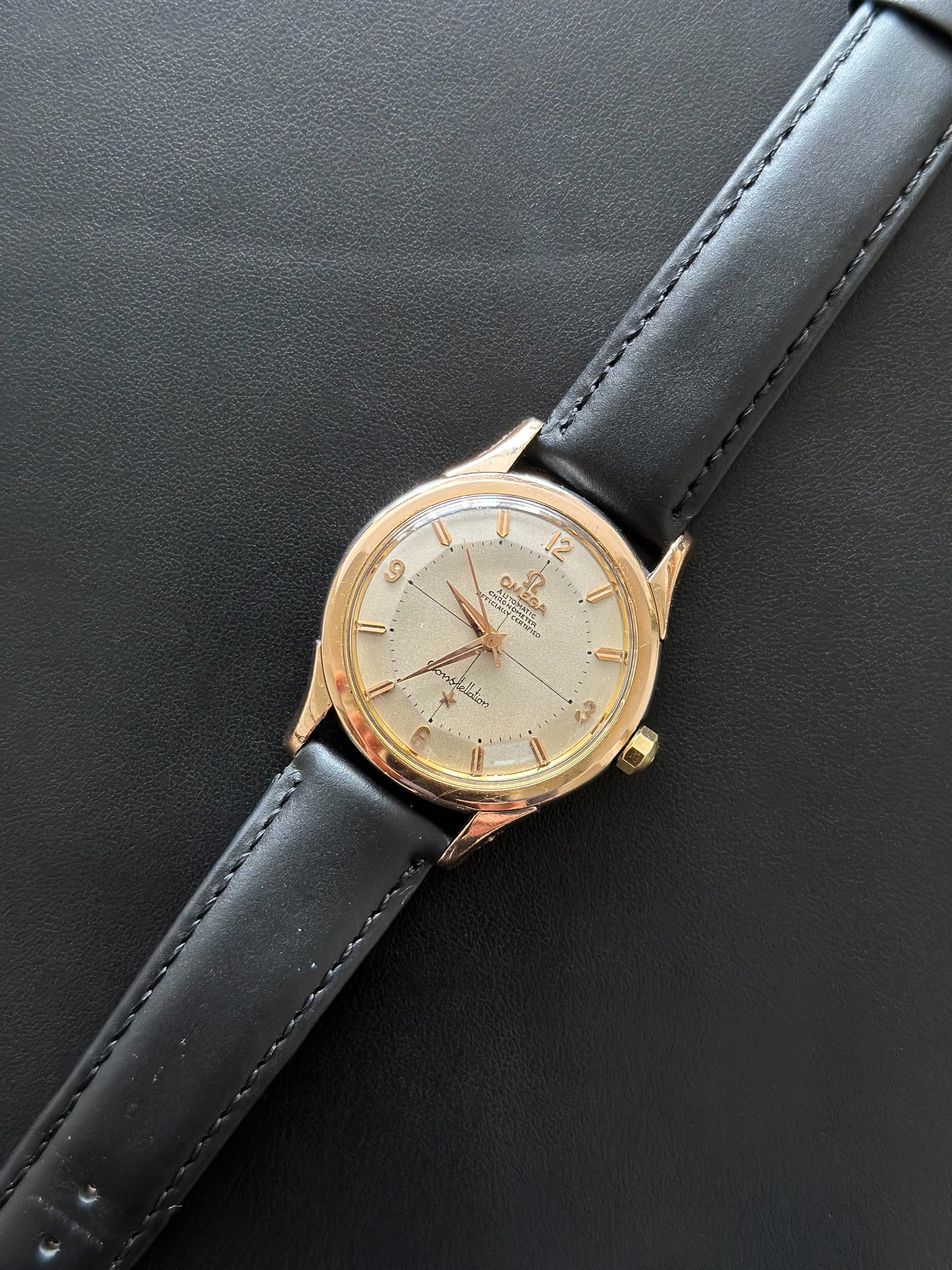 Omega Constellation Pie Pan Pink ref. 2852 - 1952/60s