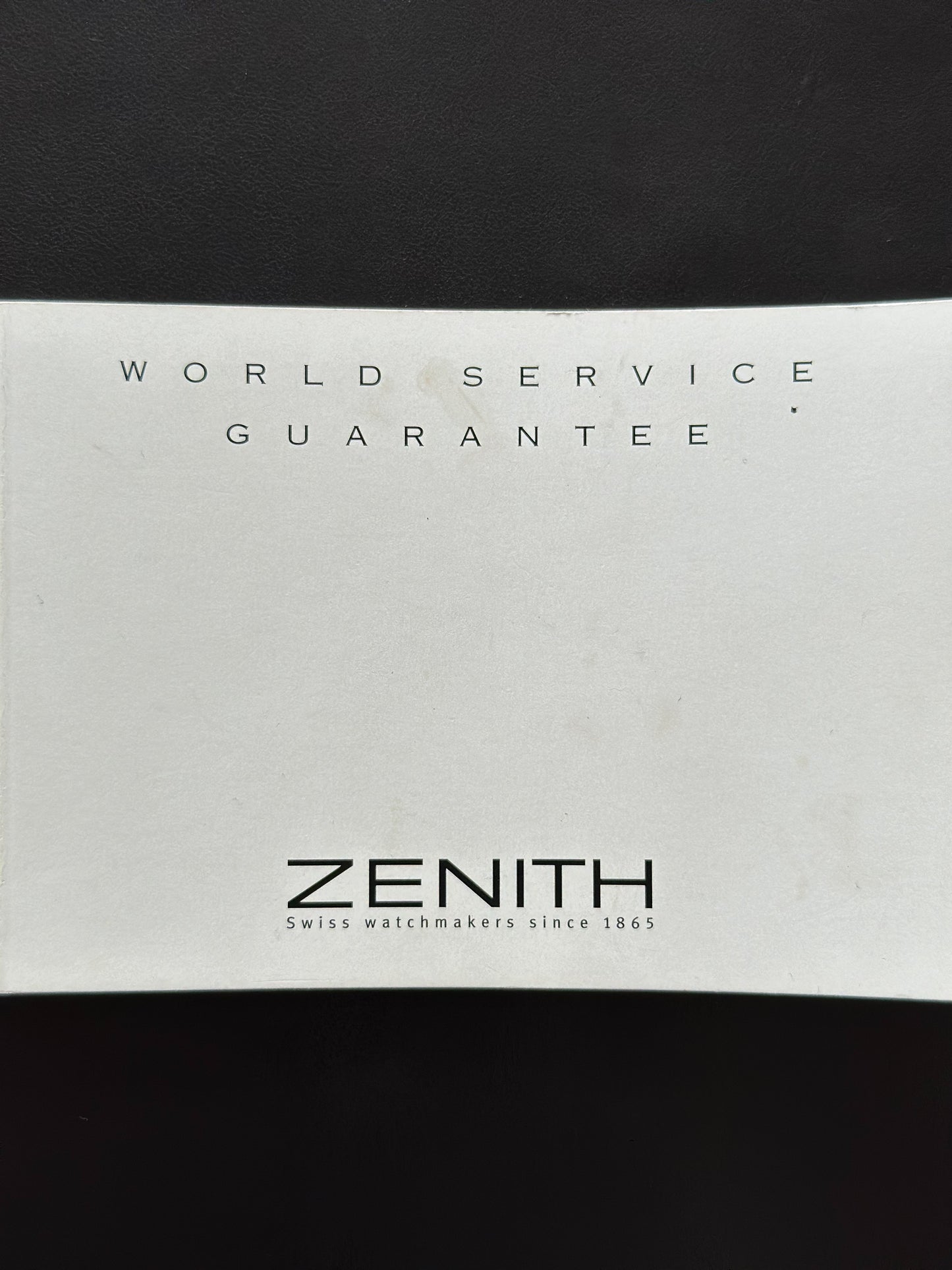 Zenith Elite HW ref. 01.1125.650/21 Full Set - 2000