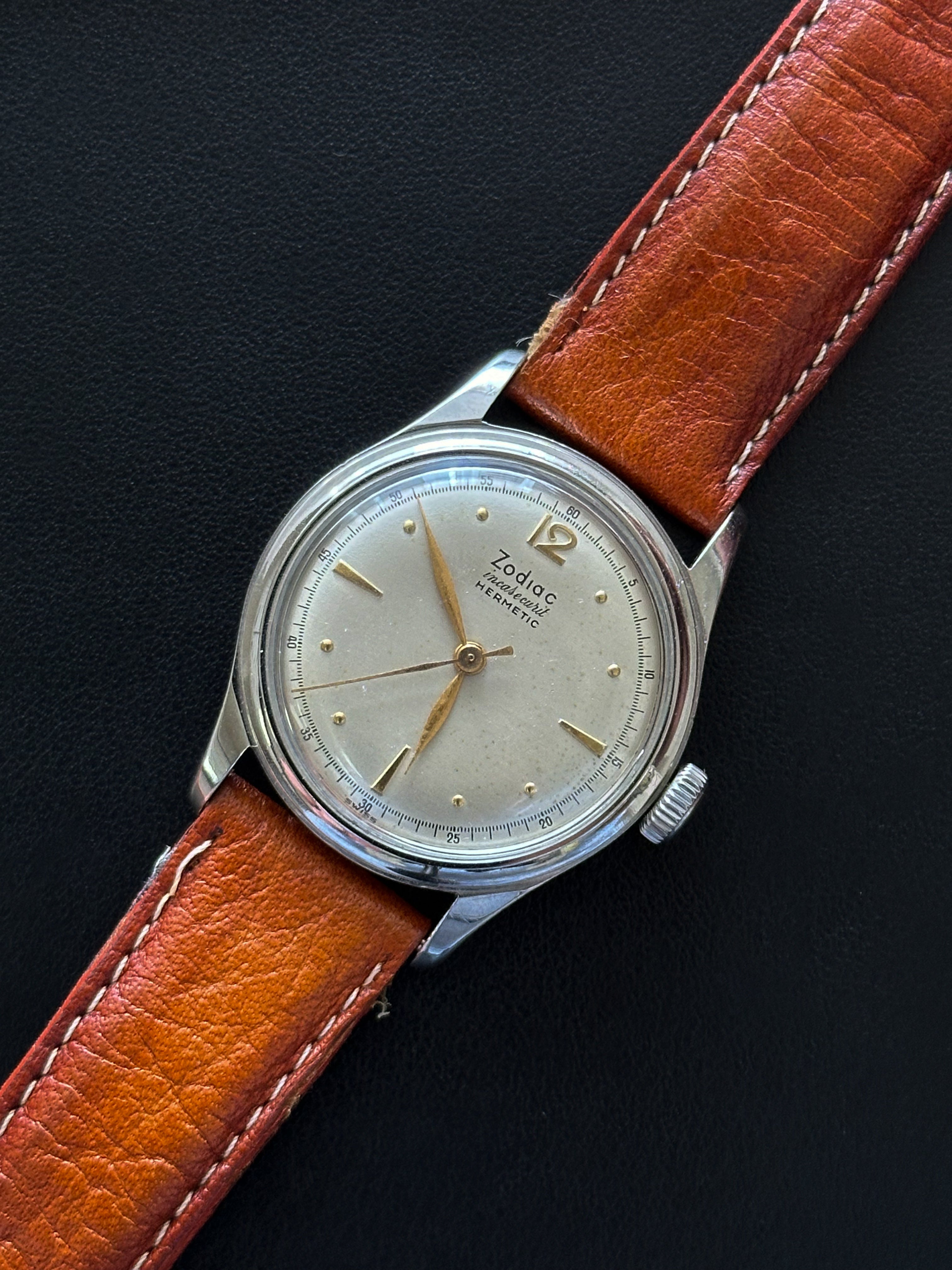 Zodiac Incasecurit Hermetic Cal.1080 ETA – 1945er Jahre
